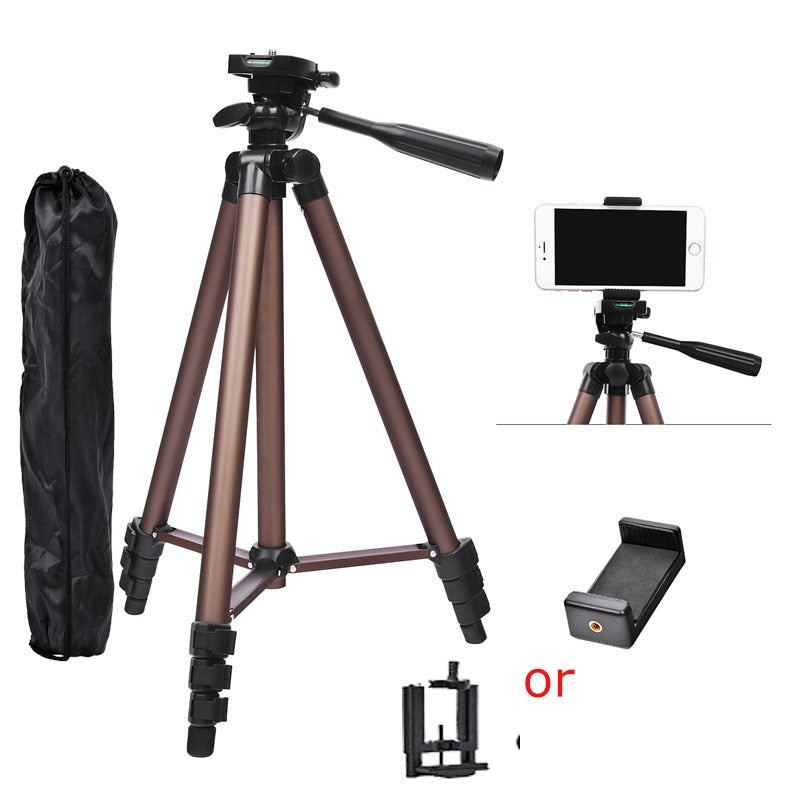 Tripod Stand for Camera, Cell Phone, Tablet or Camcorder (Aluminum Alloy)-Tripod-AULEY