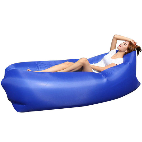 IPRee® Square-headed Air Inflatable Lazy Sofa 210D Oxford Portable Max Load 200kg-AULEY