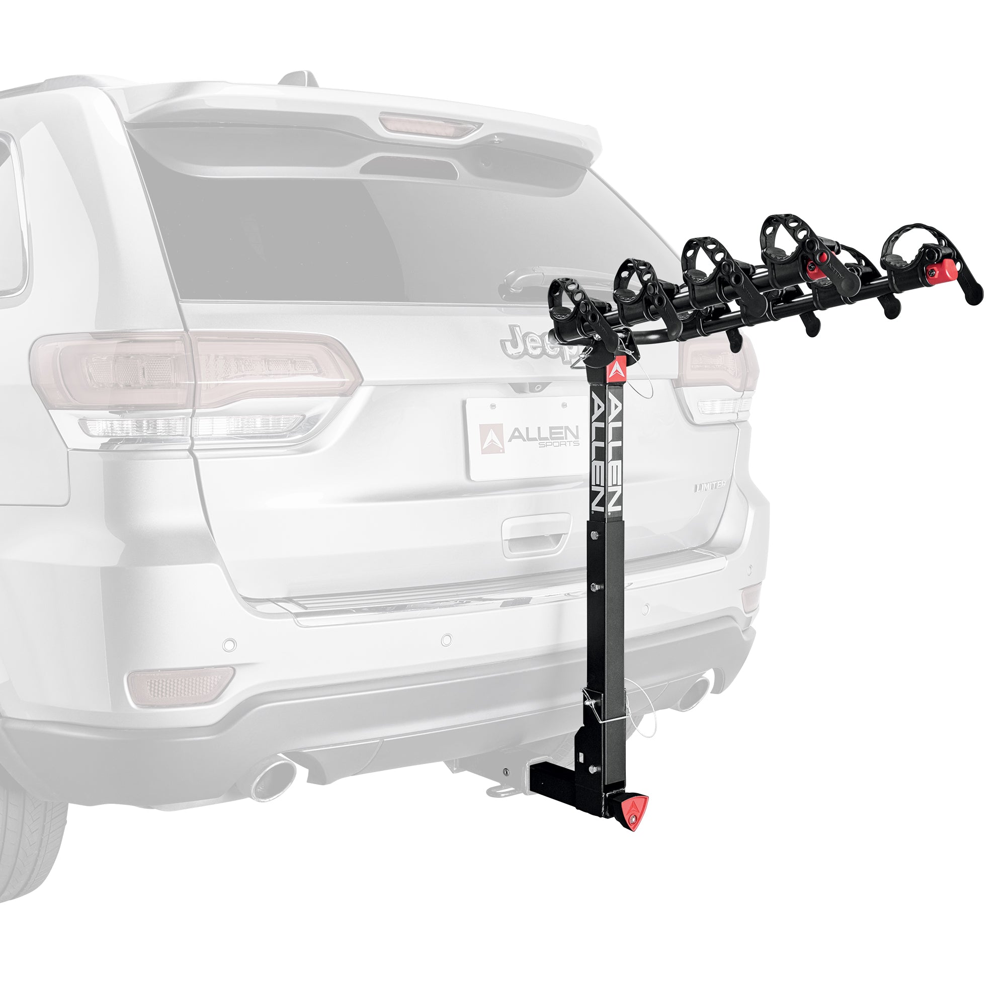 4 Bike Deluxe Hitch Racks 2" Receiver Locking Folding Tilting Carry Arms-Car & Truck Racks-AULEY