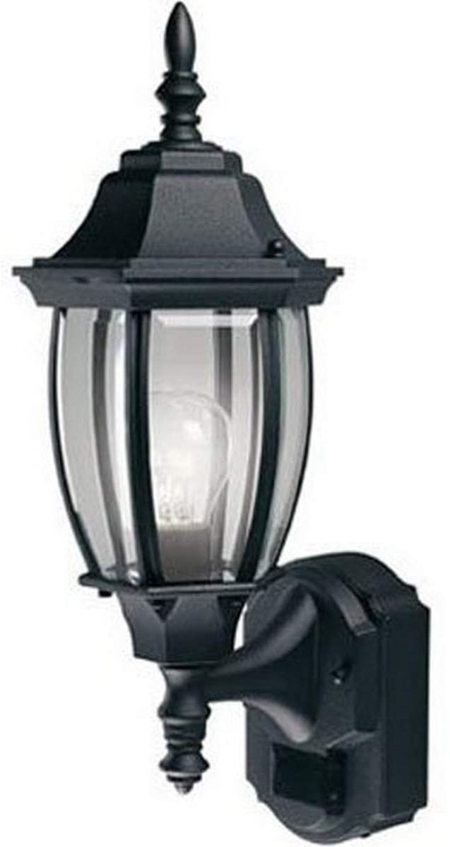 Motion Sensor Glass Exterior Outdoor Lantern Wall Light Fixture For Patio Porch-Wall & Ceiling Lights-AULEY