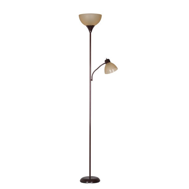 72-in Combo 2-in-1 Home Floor Lighting Shade Reading Lamp for Bedroom-Lamps-AULEY