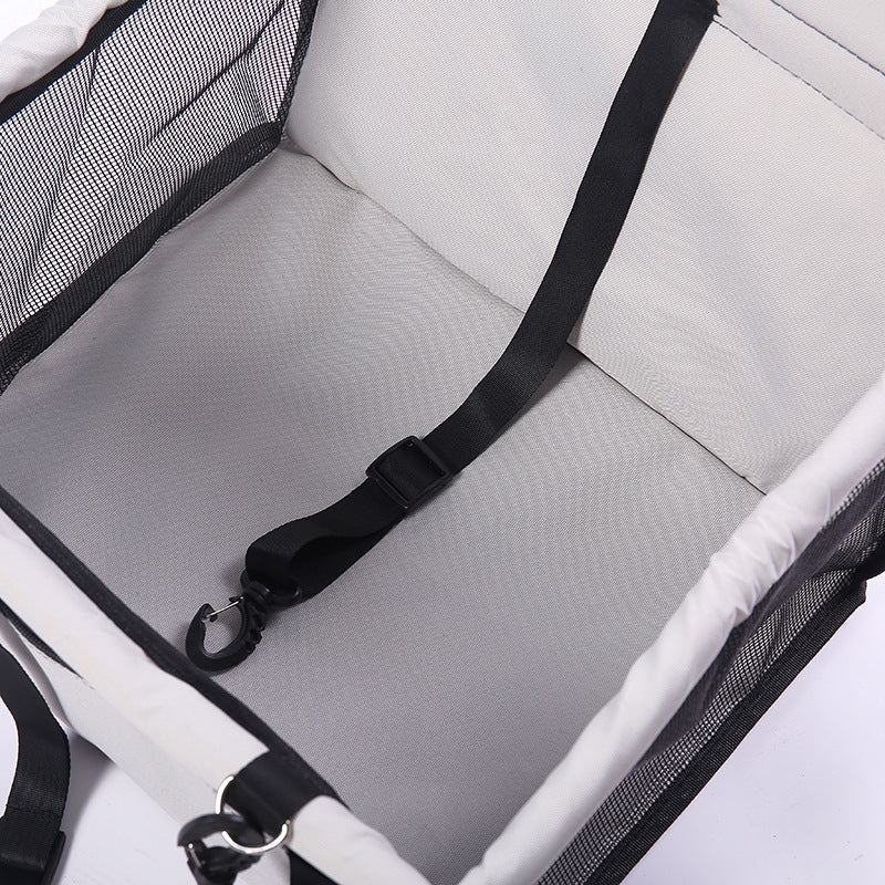 KENNEL Travel Pet Dog Car Seat Cover Folding Hammock Pet Car Carriers Bag Carrying For Cats Dogs-Pet Carrier & Crate Accessories-AULEY