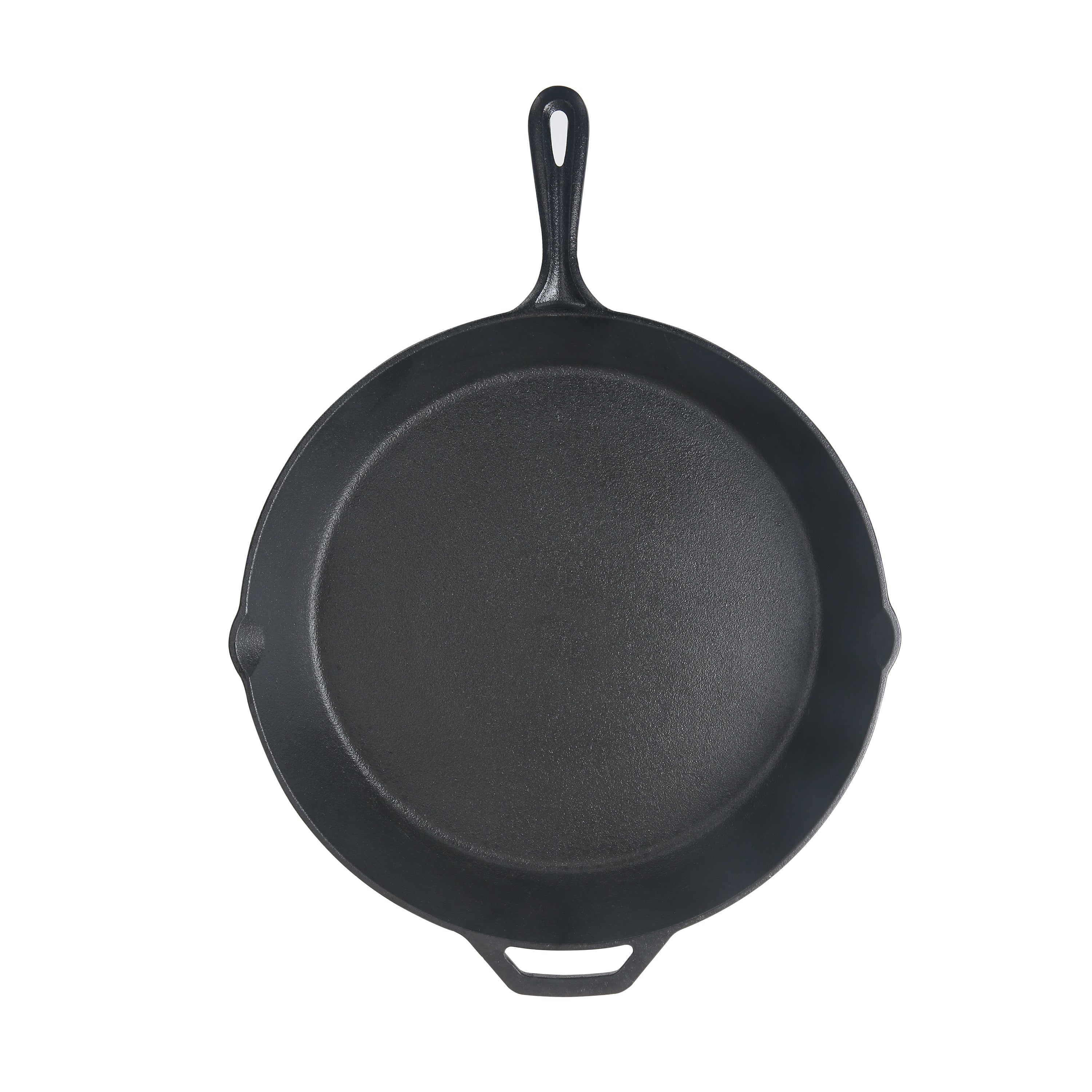 15" Cast Iron Skillet Frying Pan Pre Seasoned Cooking Oven Kitchen Cookware-Frying & Grill Pans-AULEY
