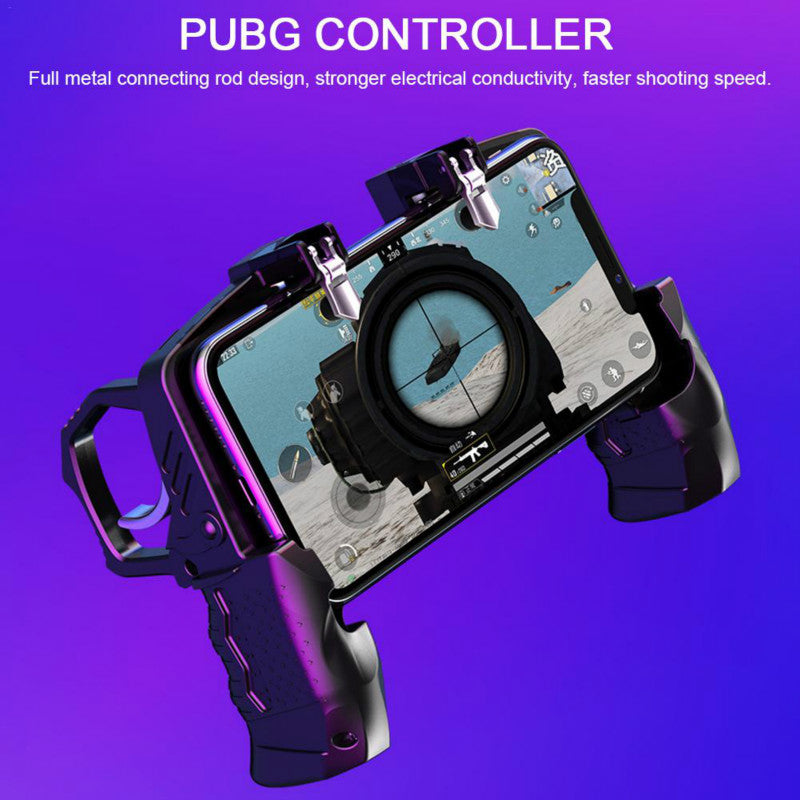 Gamepad For Pubg Controller Smart Phone Game Shooter Trigger Fire Button For IPhone-AULEY