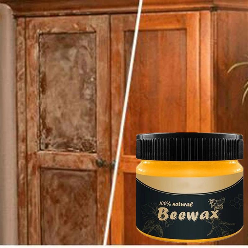 Beewax Polishing Wood Waterproof Wear Resistant Natural Pure Furniture Maintenance-AULEY