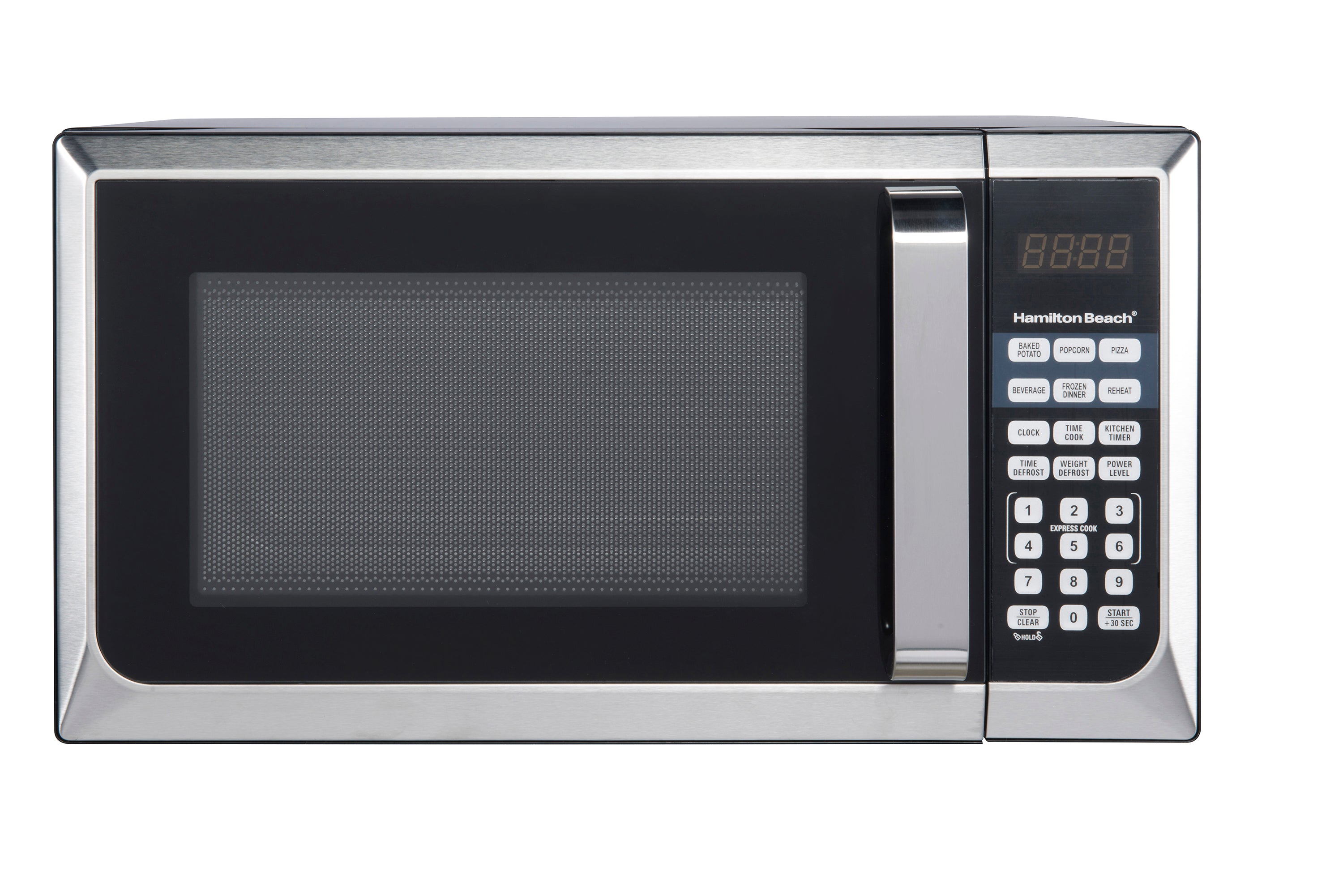 Microwave Oven 0.9 Stainless Steel Countertop Ft. Cu. Beach Hamilton 900W Air-microwave oven-AULEY