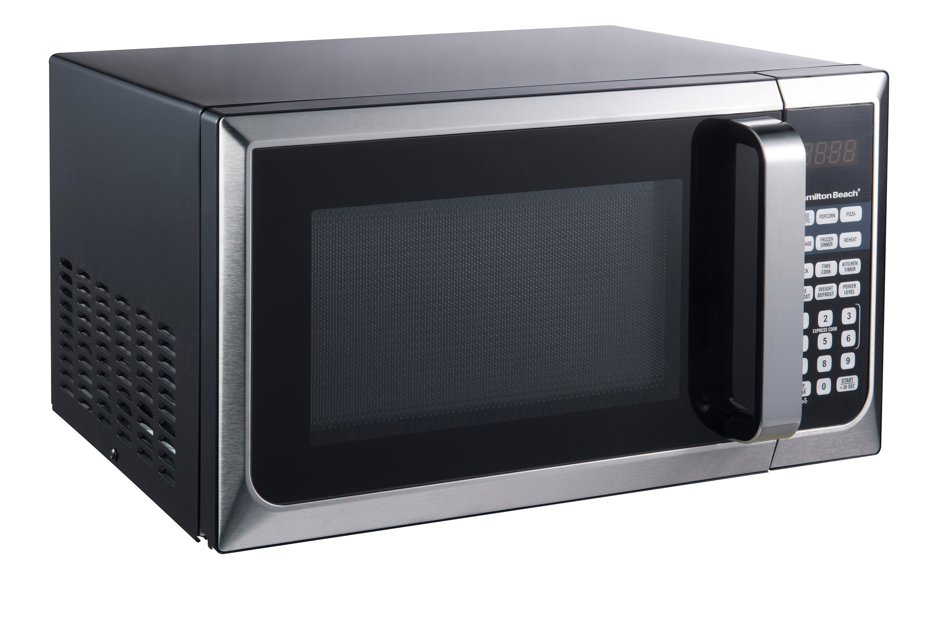Microwave Oven 0.9 Stainless Steel Countertop Ft. Cu. Beach Hamilton 900W Air-microwave oven-AULEY