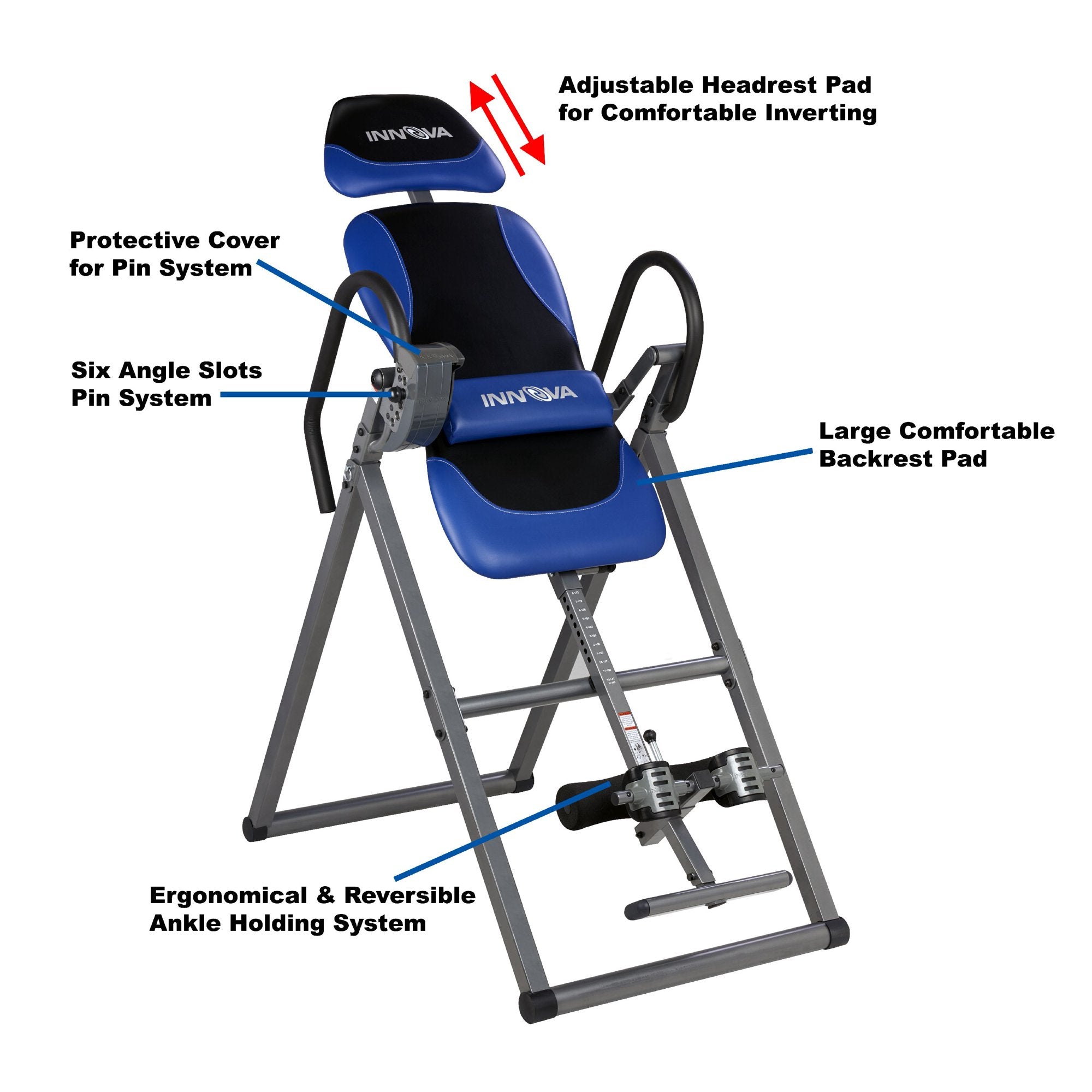 Inversion Table Back Therapy Fitness Pain Hang Gravity Relief-Inversion Tables-AULEY