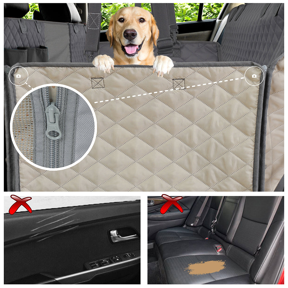 Pet Dog Car Seat Cover Waterproof Pet Travel Seat Dog Carrier Car Rear Back Seat Protector Pet Safety-Pet Carrier & Crate Accessories-AULEY