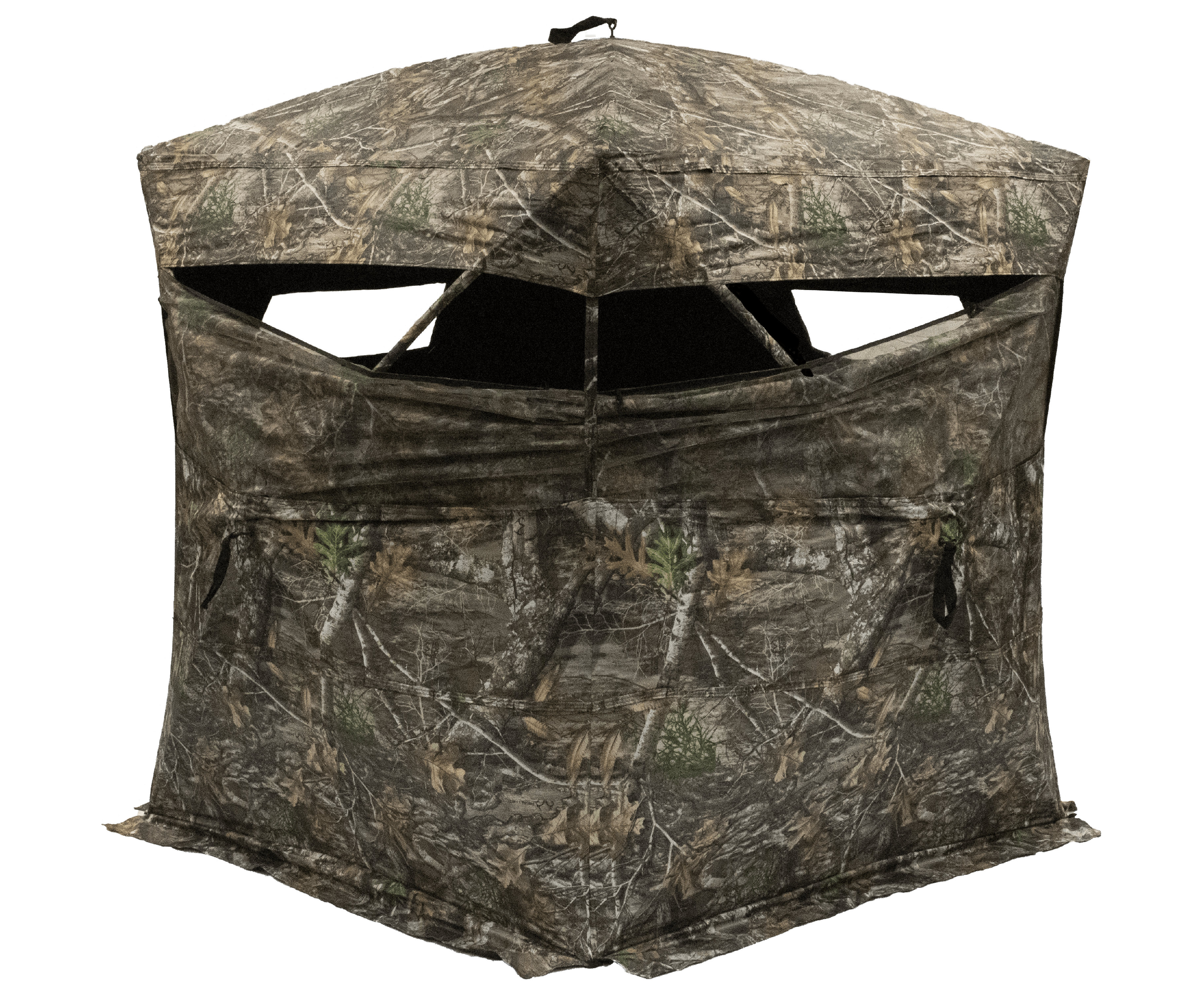 Hunting Blind Oversized 75" x 75" Realtree Edge Camo Hub Style-hunting blind-AULEY