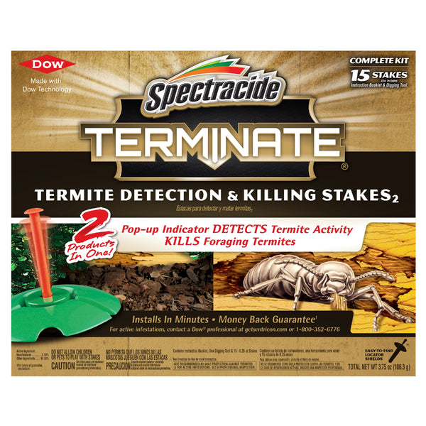 Terminate Termite Detection And Killing Stakes 15 Counts-Other Weed & Pest Control-AULEY