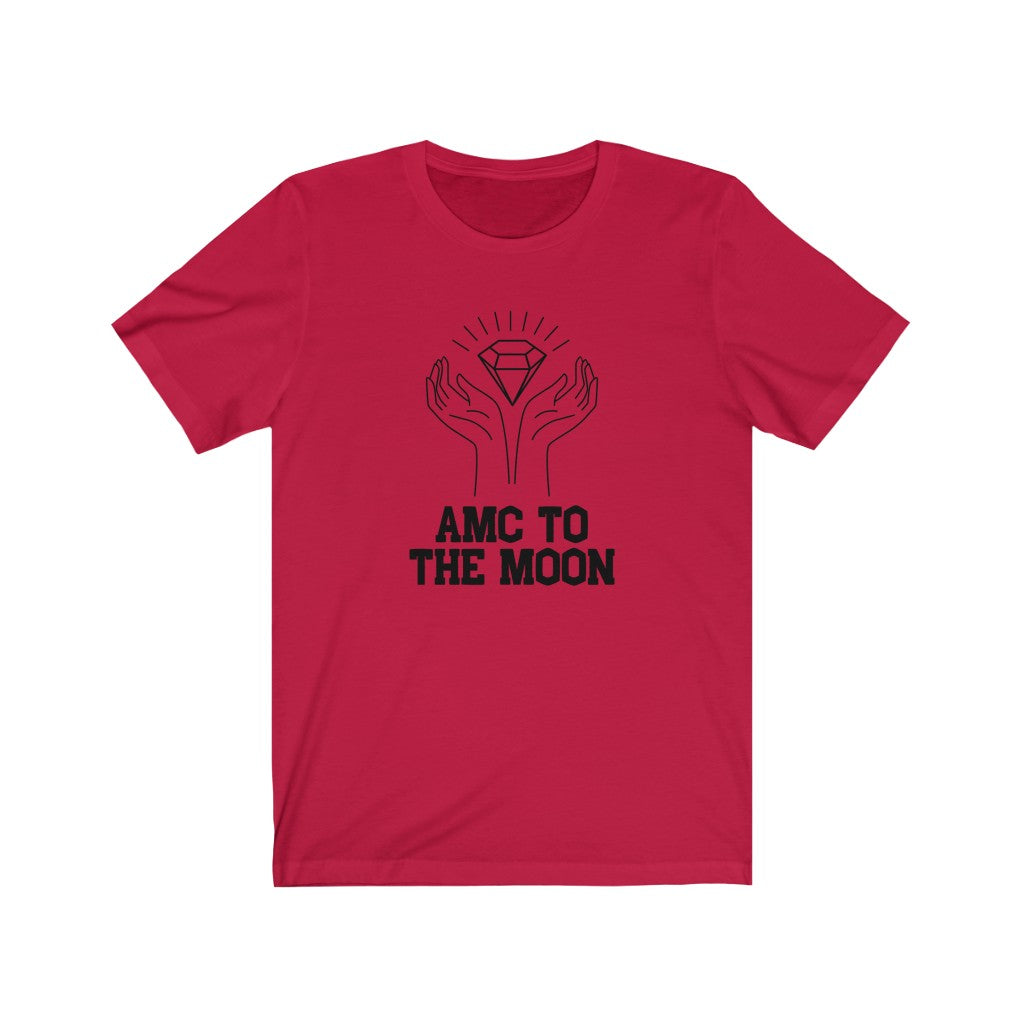 AMC to the Moon Diamond Hands t-shirt-T-Shirt-AULEY