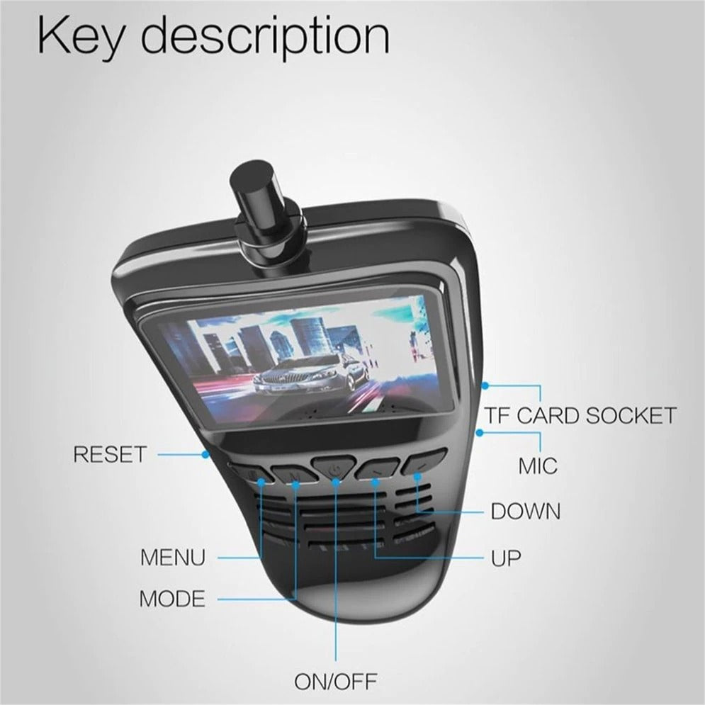 Small Eye Dash Cam Car DVR Recorder Camera with Wifi Full 1080p-Ear Care-AULEY