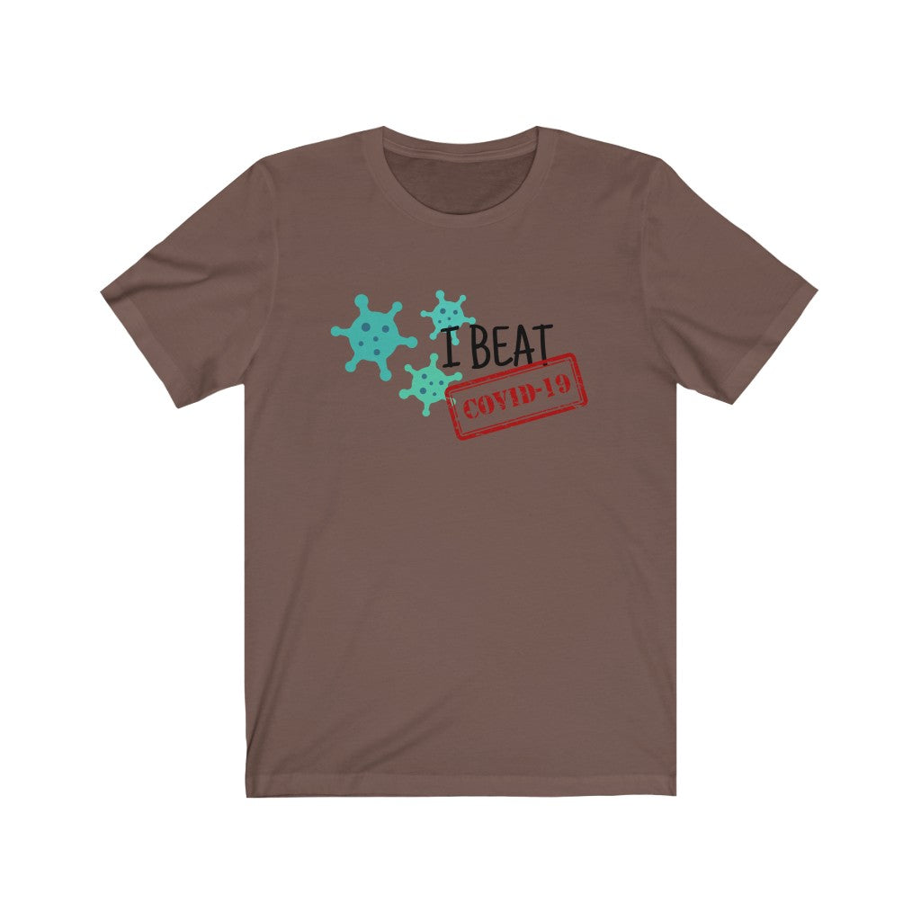 I Beat Covid-19-T-Shirt-AULEY