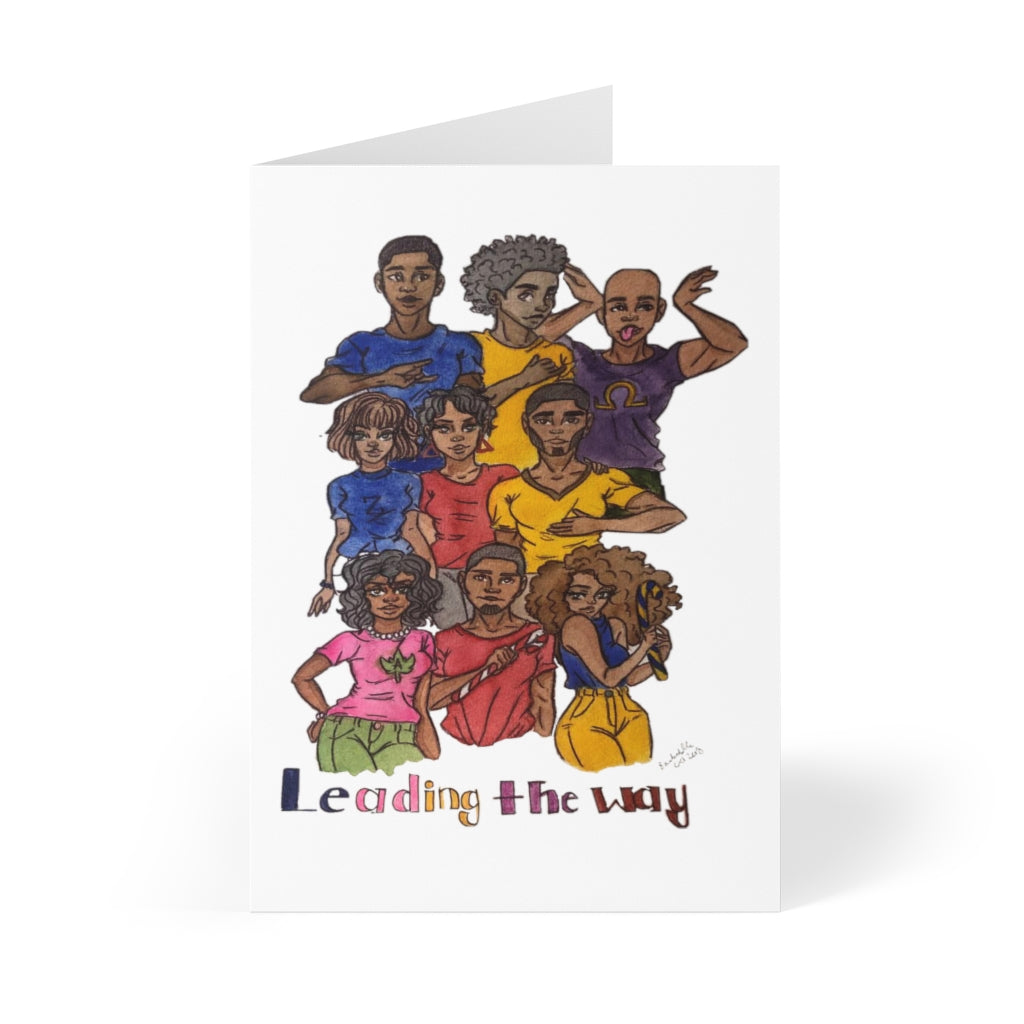 Leading The Way - Greeting Cards (8 pcs)-Paper products-AULEY