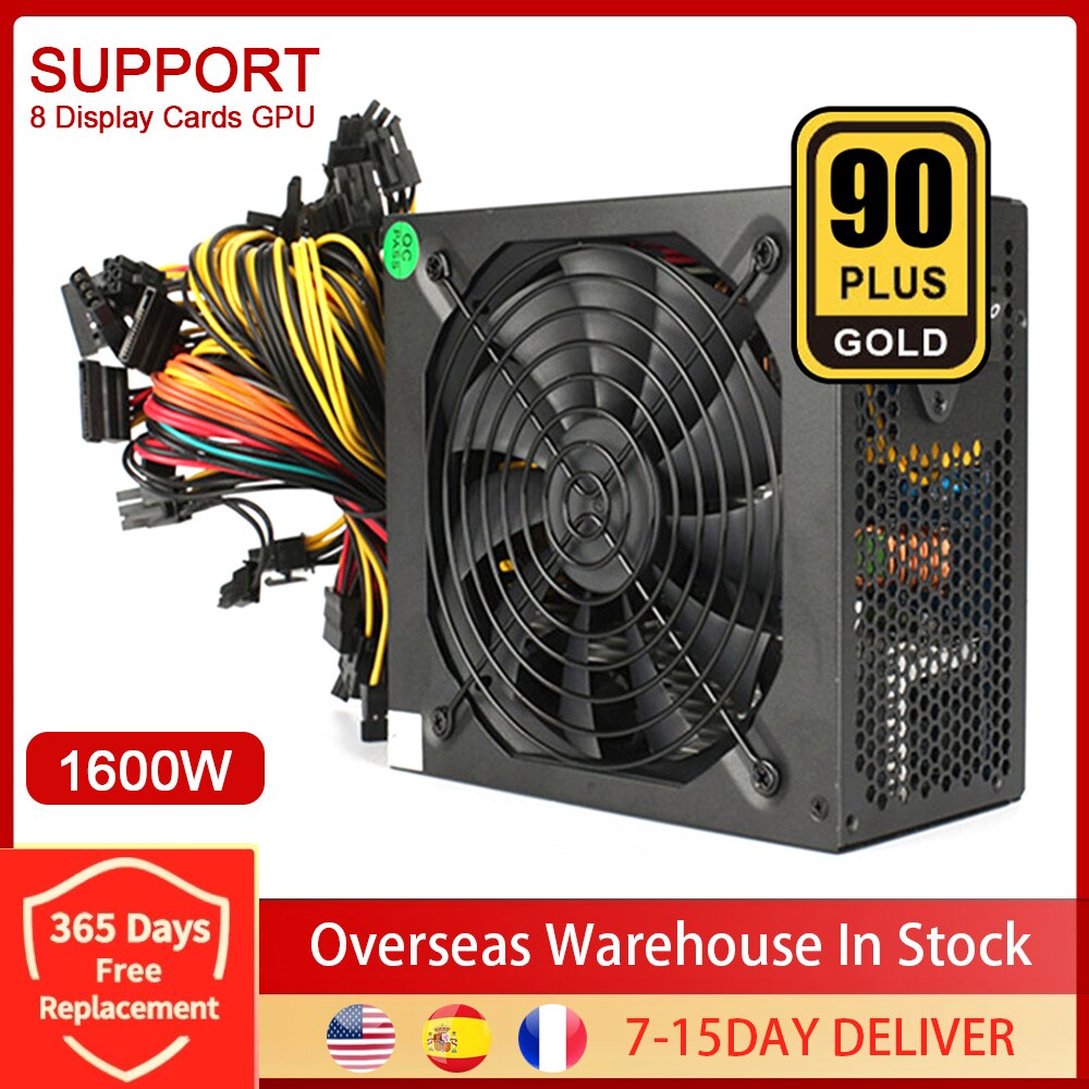 1800W GPU Mining Power Supply Chassis Multi-output Power Switching Power-AULEY