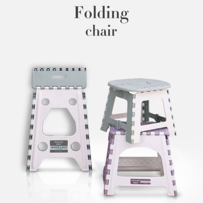 Folding Step Stool Portable Chair Seat For Home Bathroom-AULEY