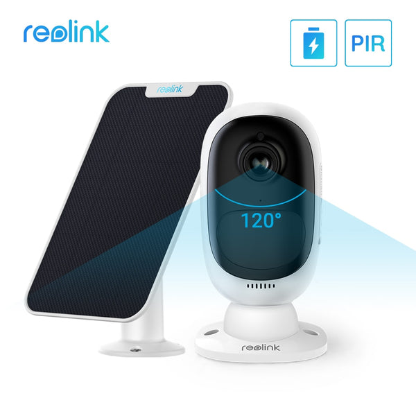 Reolink Argus 2 and Solar Panel Camera WiFi 1080p Full HD 130° viewing angle-AULEY