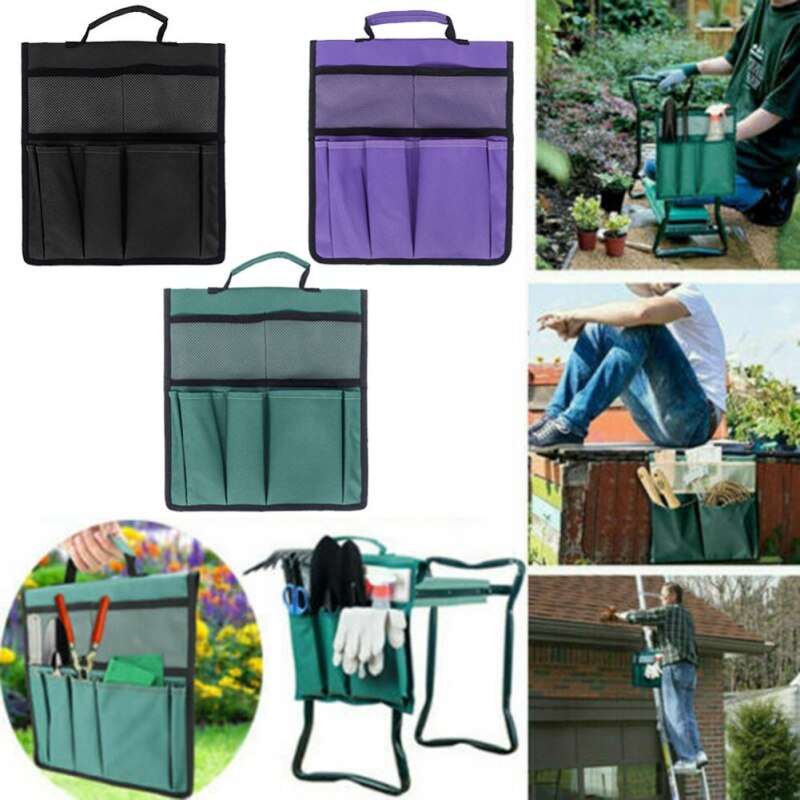 Portable Garden Kneeler Tool Bag Garden Tool Storage Bag Tool for Knee Stool-AULEY