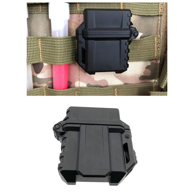Tactical Lighter Shell Storage Case Lighter Container Organizer Holder-AULEY