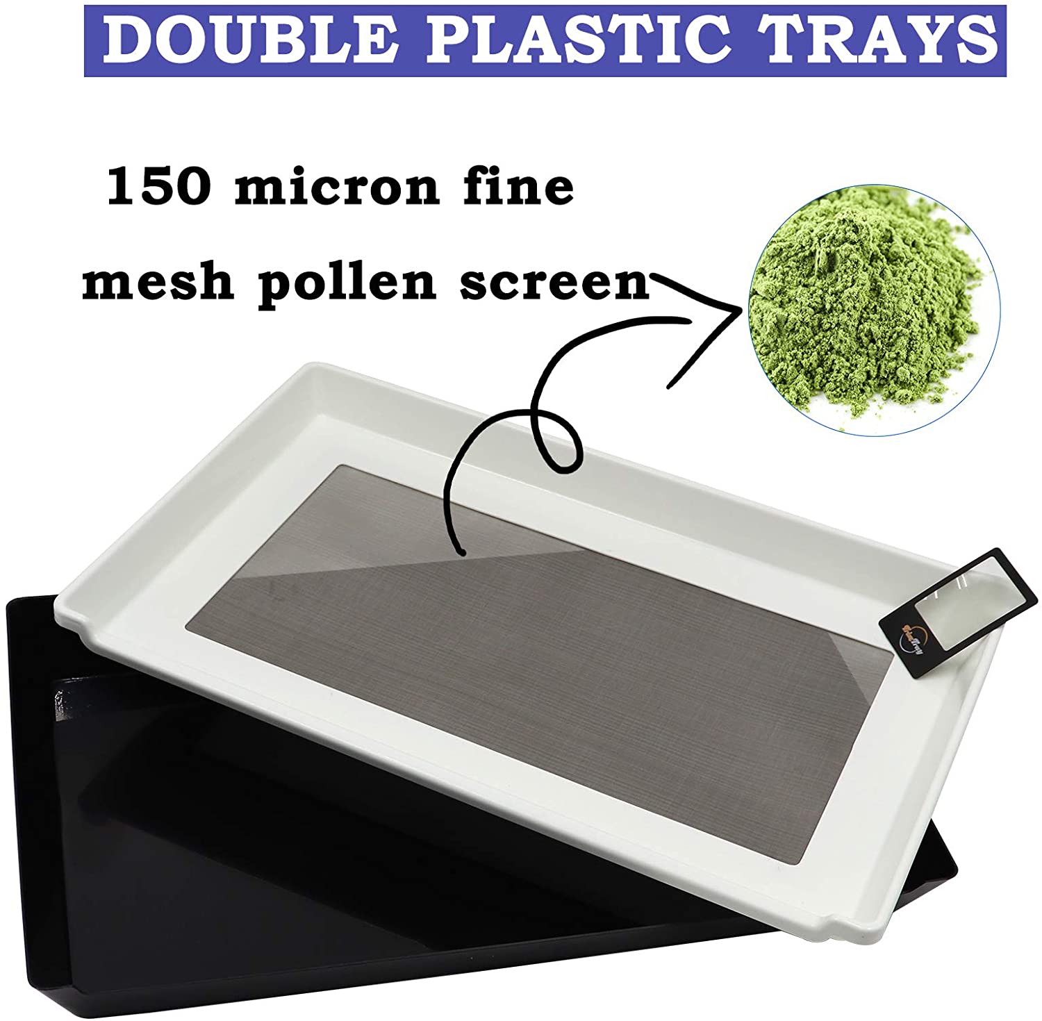 Herb Trimming Tray Outdoor Harvest 150 Micron-AULEY