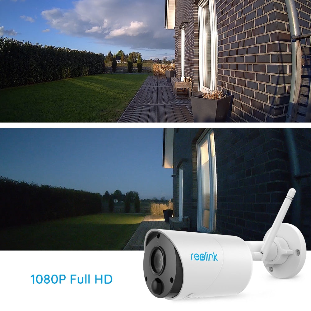 Reolink Argus Eco and Solar Panel Wireless WiFi Camera 1080P Outdoor-AULEY