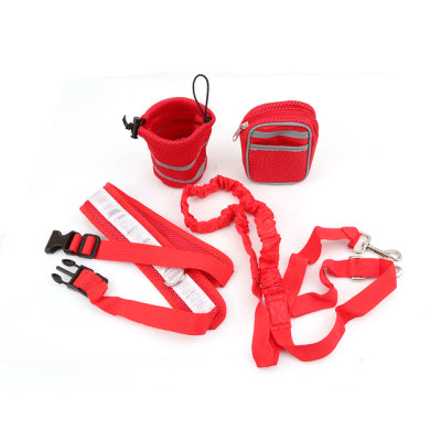 Hands Free Reflective Strip Elastic Leash-Leashes-AULEY